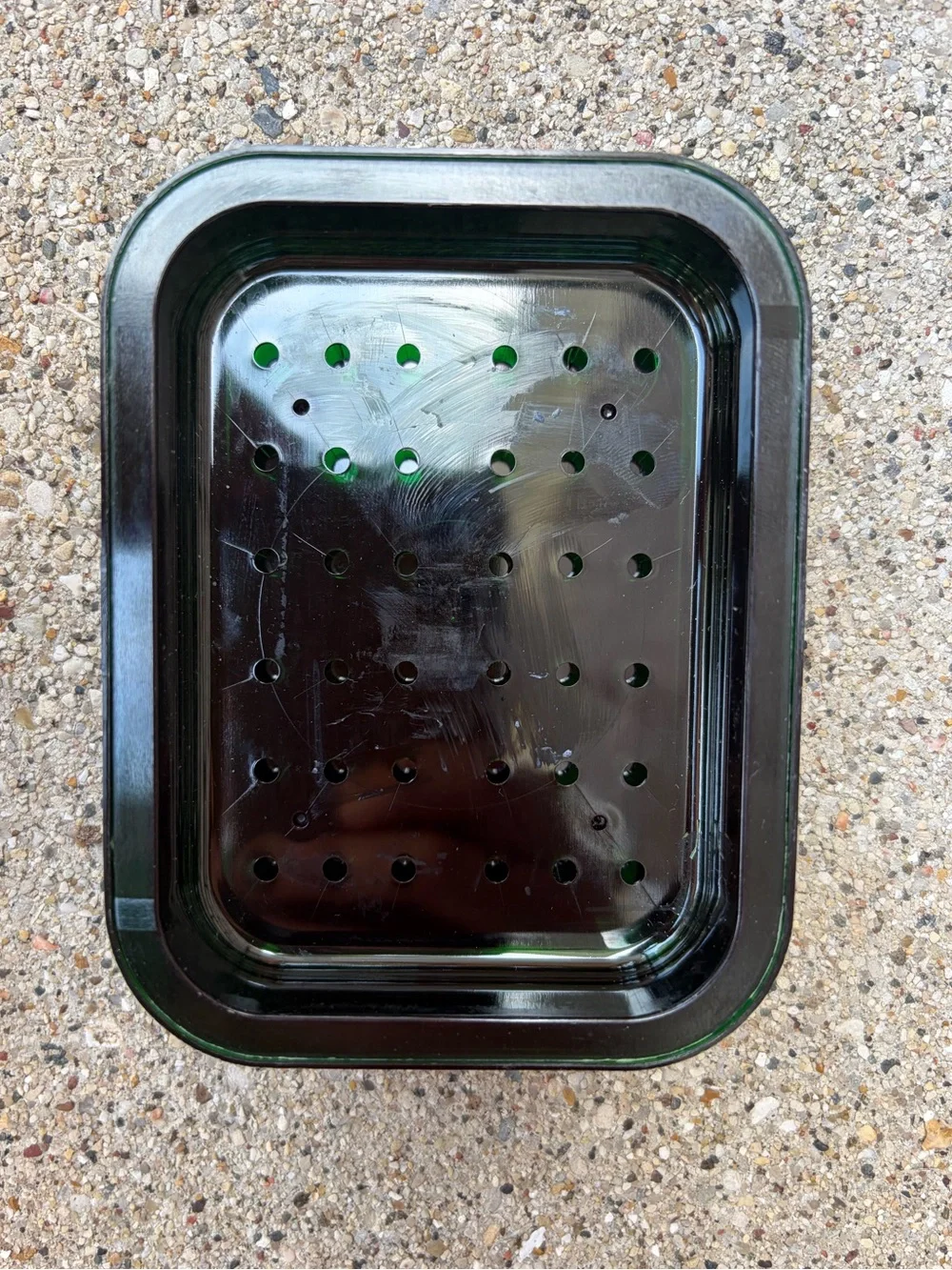 Vintage Polo Ralph Lauren Green Translucent Soap Original Green Soap Dish 5 oz